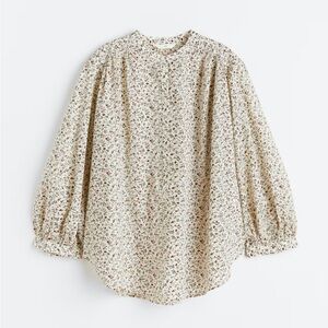 H&M Floral Cotton Blouse